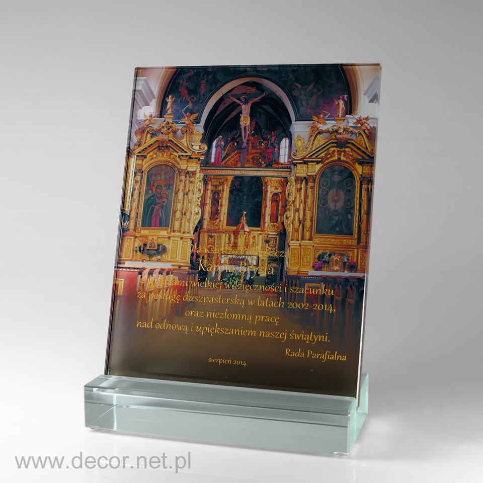 Statuetka - Prezent dla Proboszcza - Pamiątka od Parafian