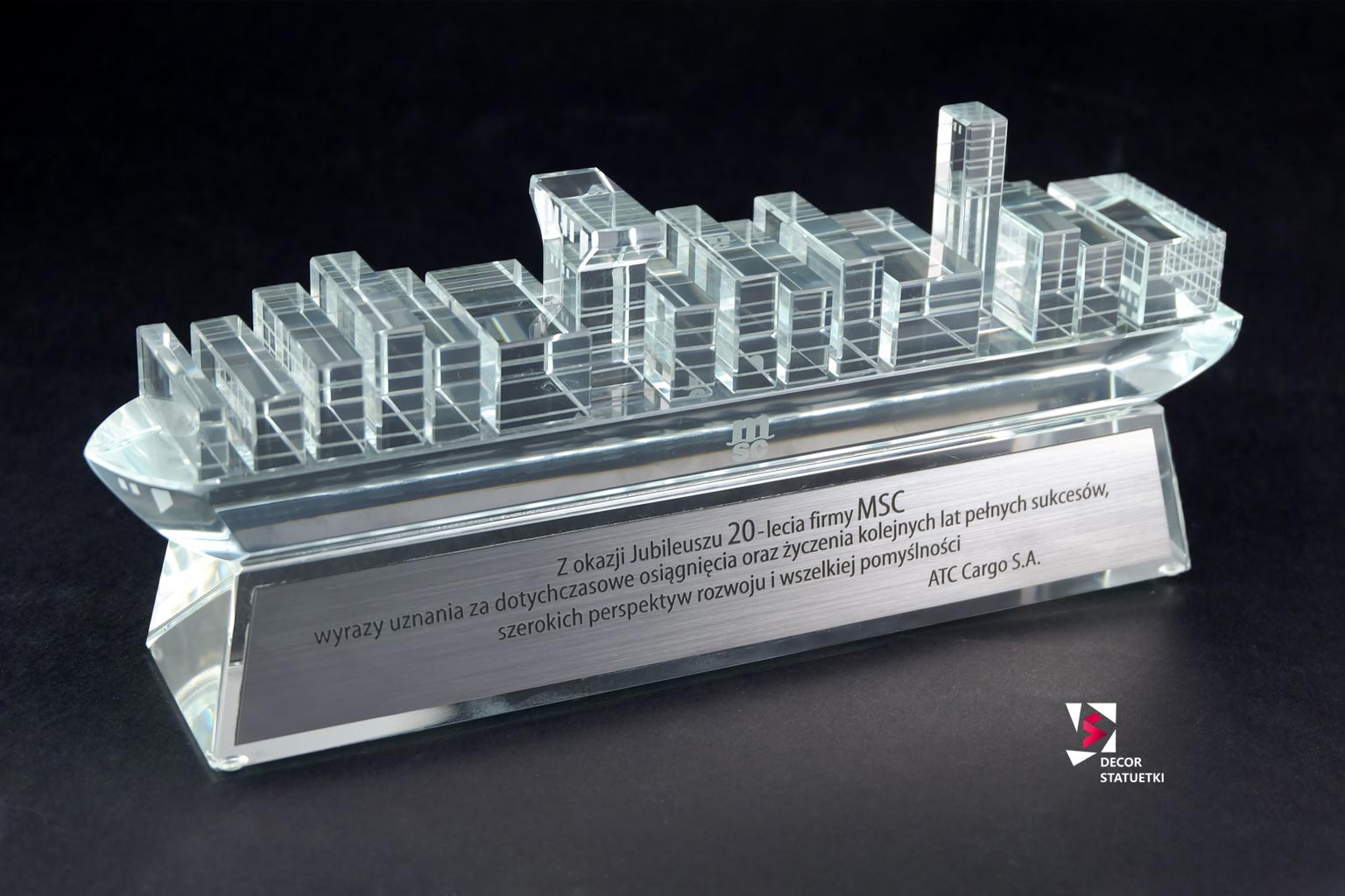 Szklany statek, okręt ze szkła