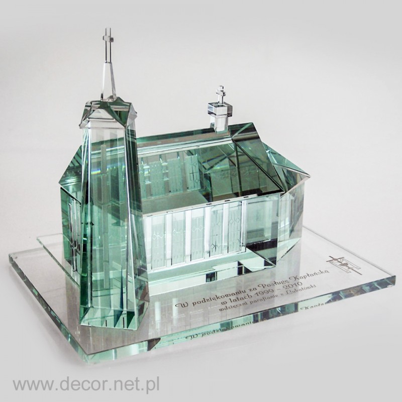 Prezent dla Księdza szklany kościół